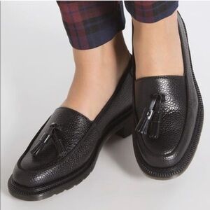 Dr Martens Favilla Pebbled Leather Tassel Loafers, 9